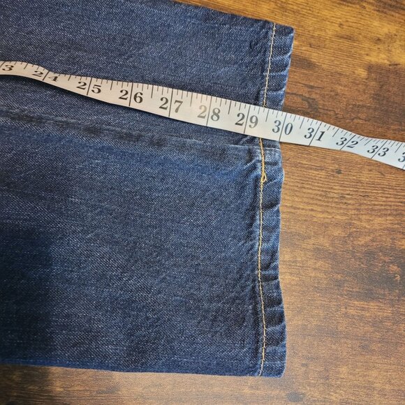 Wrangler Jeans 36x30 Bootcut Dark Wash WRT20MD Western Rodeo Work Wear - Picture 9 of 10